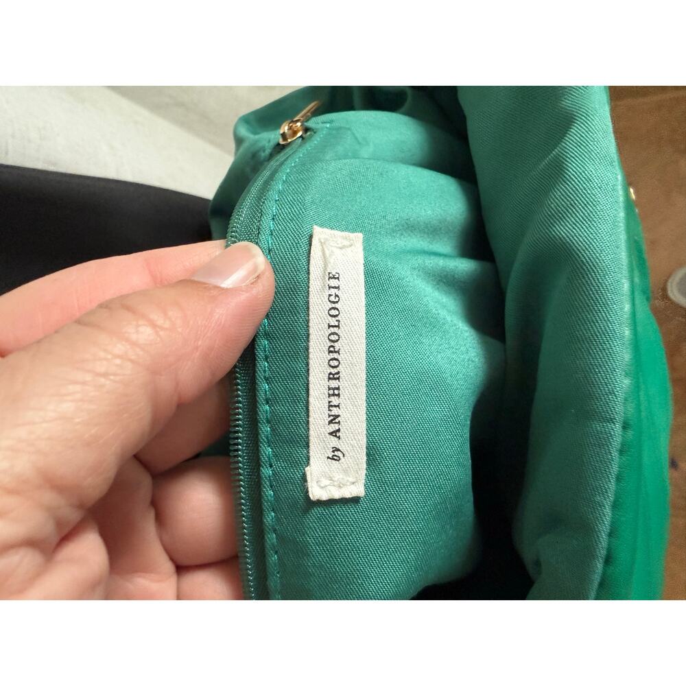 Green Puffer Bag By Anthropologie - Picture 5 of 7